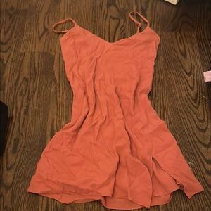 Aritzia Coral Mini Dress